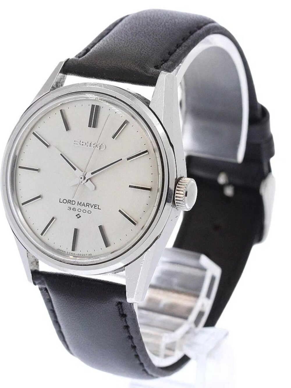 SEIKO Road marvel 36000 5740-8000 Silver Dial Hand Winding Men's Watch_962273